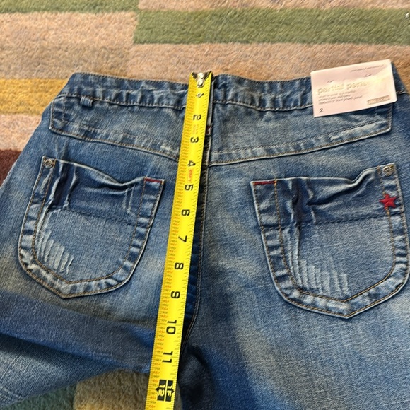 NWT Prevoir Womens Maternity partial panel wide legs Jeans Size 2 - Picture 12 of 16